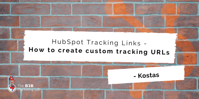 hubspot tracking links - how to create custom tracking URLs