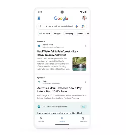 Google AI in search advertising